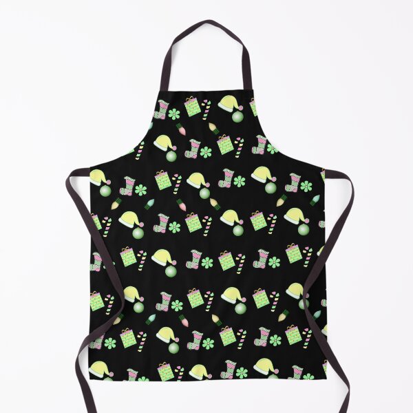Item preview, Christmas pattern of holiday objects in mint, pink, and green designed and sold by With My Hands By K.