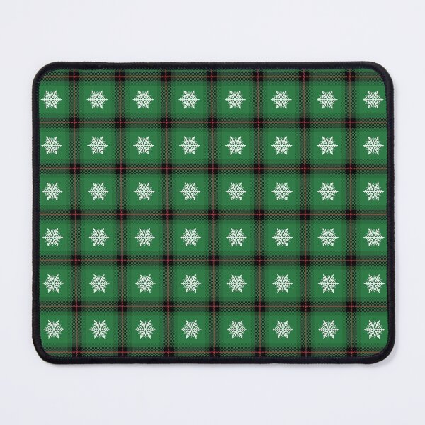 Item preview, Christmas Tartan Snowflakes Plaid Pattern designed and sold by dass-art.
