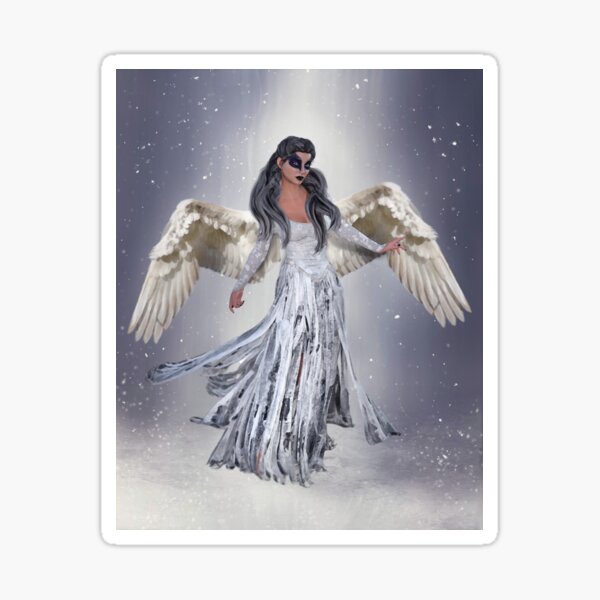Winter Angel Sticker