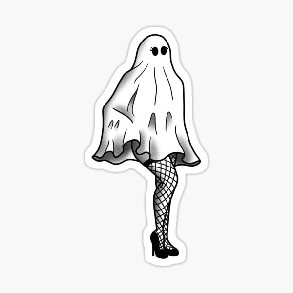 Ghost with legs vol2 illustration by Emily Martinez  Ghost tattoo  Halloween tattoos Tattoo flash art