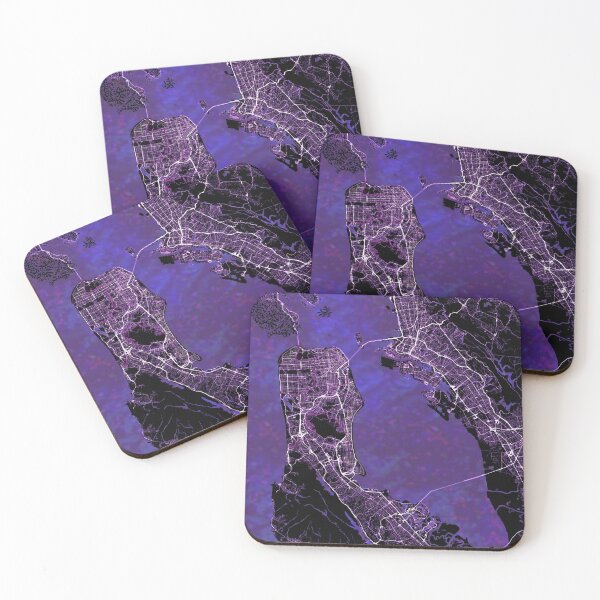 Item preview, San Francisco 2185 Cyberpunk Future Map designed and sold by Tiffany Munro.