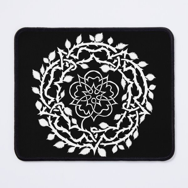 Item preview, Thorny White Rose designed and sold by Yorkshire Stuff.
