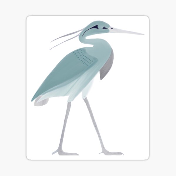 Sketches: Egyptian Heron Sticker
