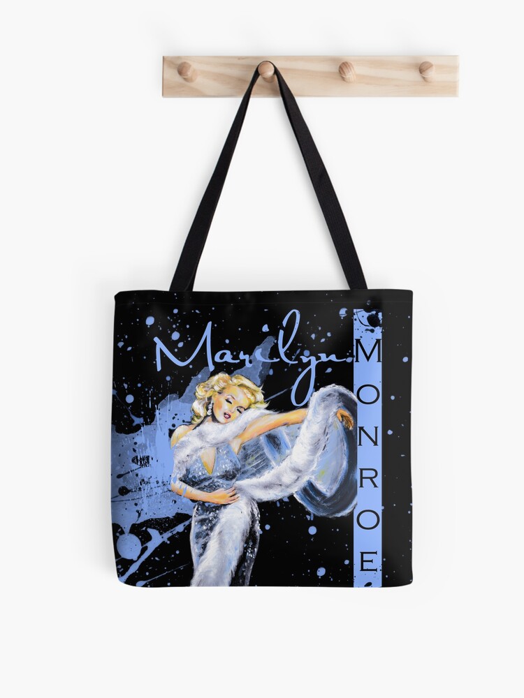 Marilyn Monroe in a gold lame dress Tote Bag by Svetlana Pelin - Pixels