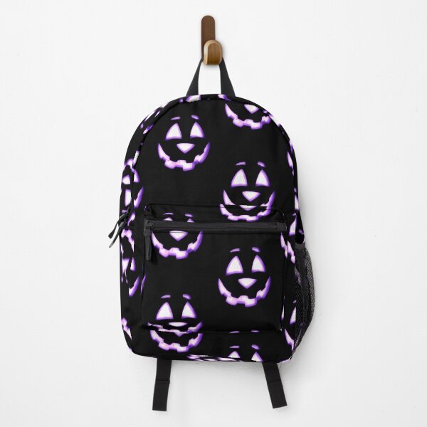 Item preview, Happy Halloween Pumpkin Face Jack-O-Lantern Purple designed and sold by JariHawk.