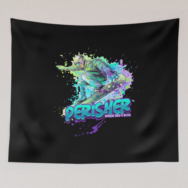 Item preview, Perisher Boarders Shred it Better - snowboarder design designed and sold by HROC.