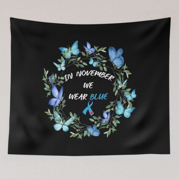 Item preview, In November Wear Blue , Gift For mom , diabetes shirt designed and sold by jake aff47.