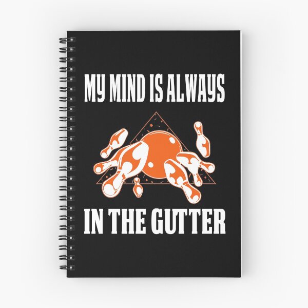Item preview, Funny Bowling Design Mind In The Gutter designed and sold by drwigglebutts.