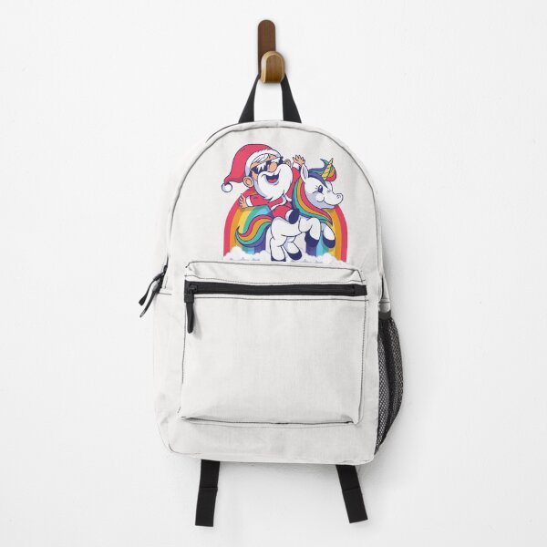 Item preview, santa claus riding unicorn, santa claus with unicorn designed and sold by Hicham4.