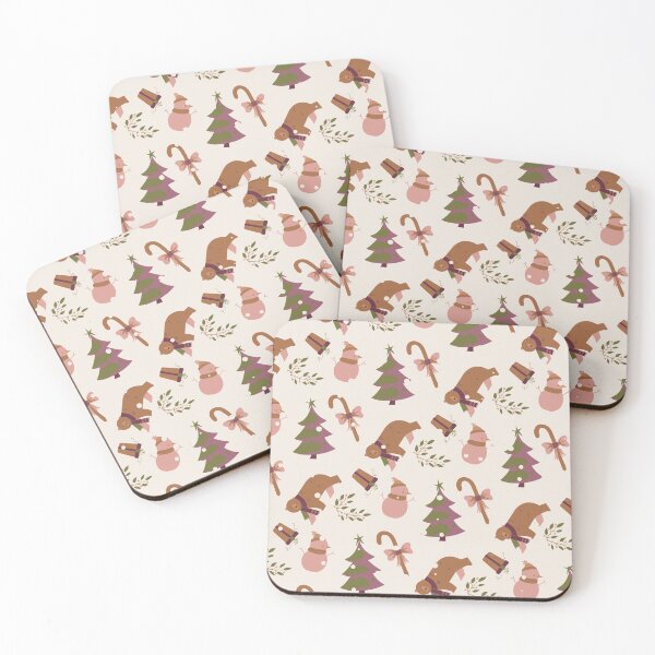 Item preview, Brown Christmas Retro Pattern designed and sold by fowons.