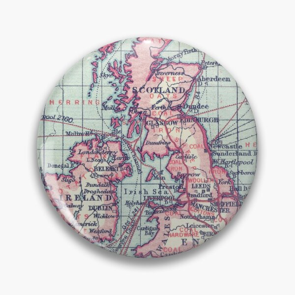 Item preview, United Kingdom - Vintage Map designed and sold by Lidra Zehcnas.