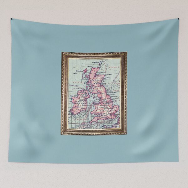 Item preview, United Kingdom - Vintage Map designed and sold by Lidra Zehcnas.