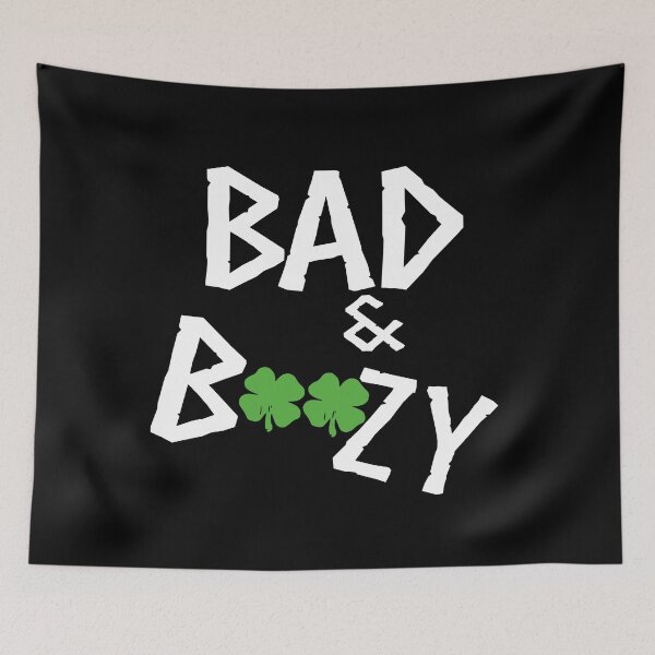 Item preview, bad and boozy lucky funny patricks day drinking irish designed and sold by TheCarrier.