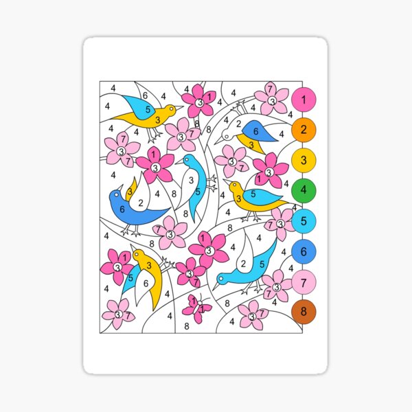 ☆NICK&NICOLE☆ FLOWER COLORING HALF TEEBLUE Nicole's Free Coloring Pages