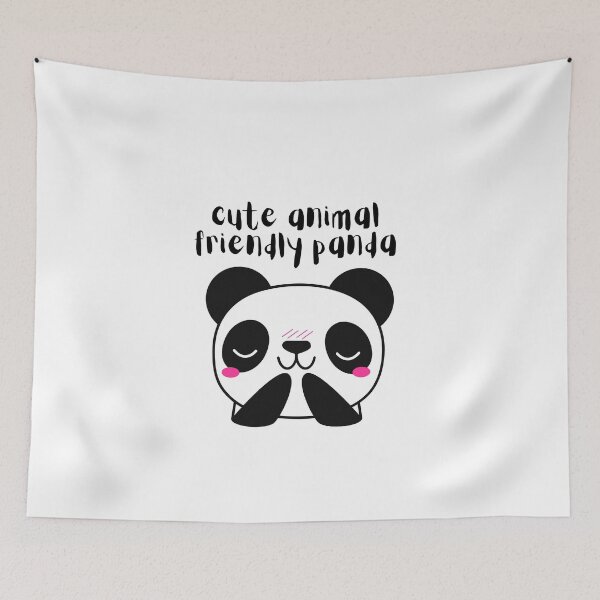 Item preview, Cute animal friendly panda designed and sold by Coolclassy.