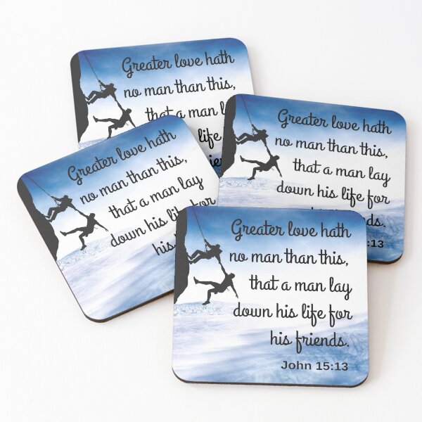 Item preview, John 15:13 KJV designed and sold by Caregiverology.