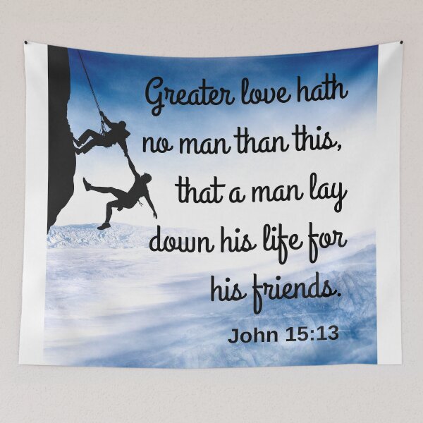 Item preview, John 15:13 KJV designed and sold by Caregiverology.