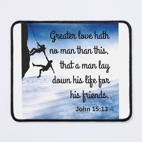 Item preview, John 15:13 KJV designed and sold by Caregiverology.