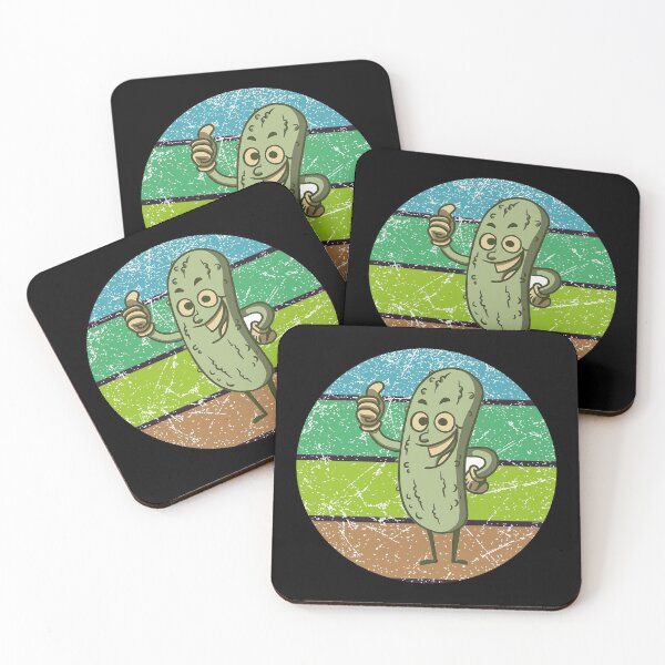 Item preview, Cool pickle giving a thumbs-up Vegan power, Vegetarian gift idea mom gift Vintage  designed and sold by justbejoker.