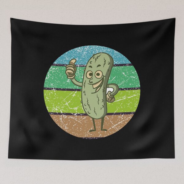 Item preview, Cool pickle giving a thumbs-up Vegan power, Vegetarian gift idea mom gift Vintage  designed and sold by justbejoker.