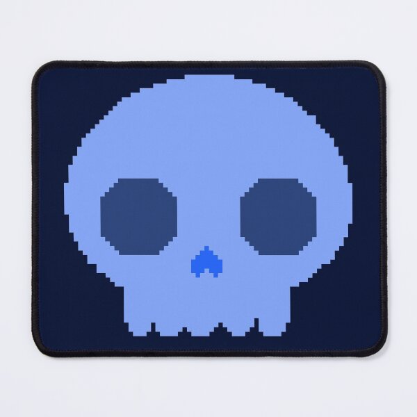 Item preview, Pixel Blue Skull designed and sold by Randomazer.