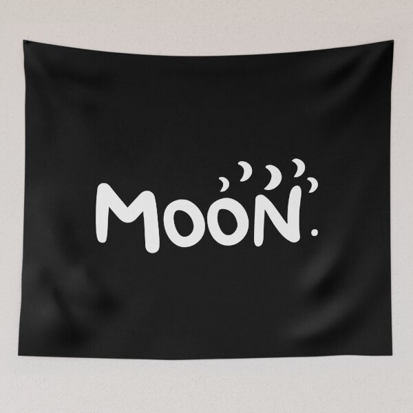 Item preview, Moonov - White moon designed and sold by o0Nomad0o.