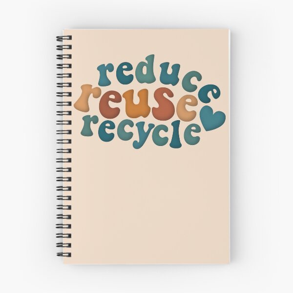 Item preview, Reduce Reuse Recycle Blue Orange Retro Environmental Advocacy designed and sold by cashewdays.