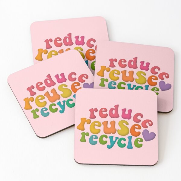 Item preview, Reduce Reuse Recycle Rainbow Retro Environmental Advocacy designed and sold by cashewdays.