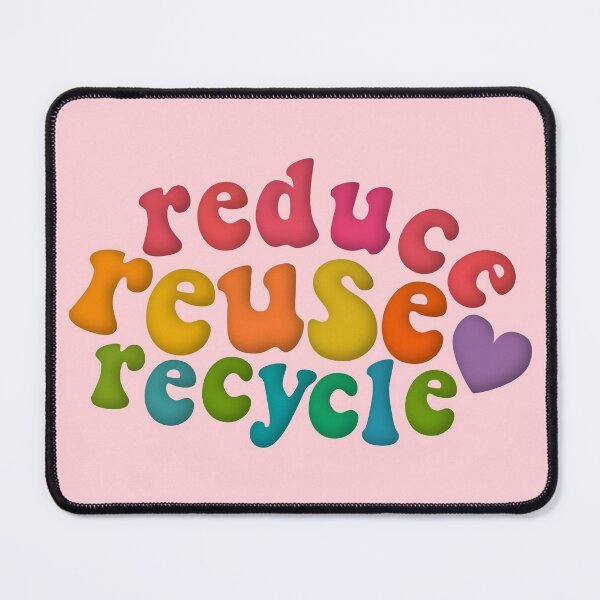 Item preview, Reduce Reuse Recycle Rainbow Retro Environmental Advocacy designed and sold by cashewdays.