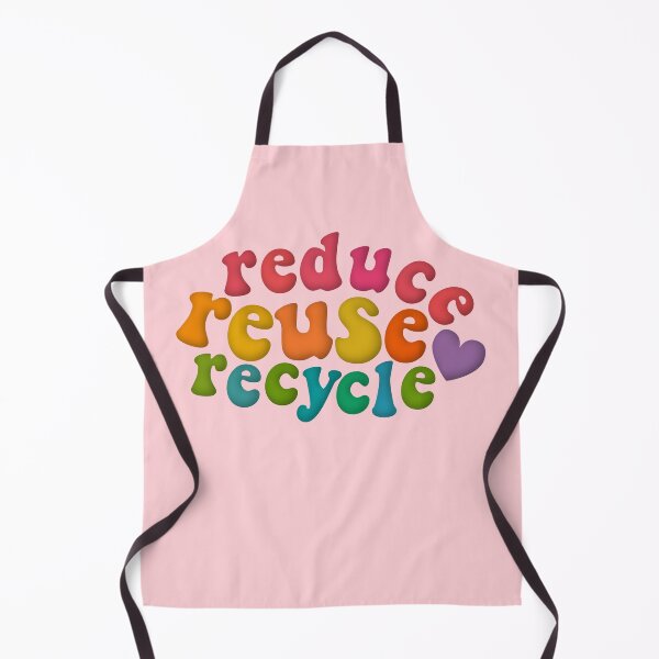 Aperçu de l'œuvre Réduire Réutiliser Recycler Rainbow Retro Défense de l'environnement créée et vendue par cashewdays.