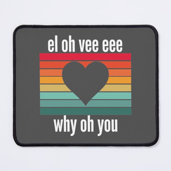 Item preview, El Oh Vee Eee Why Oh You Vintage Sunset designed and sold by PeachesMommy.
