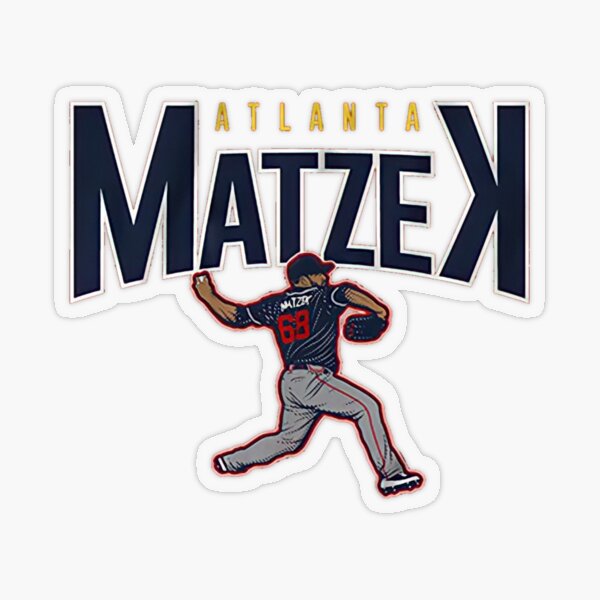 Atlanta Retro Baseball - Navy Sticker for Sale by SaturdayACD