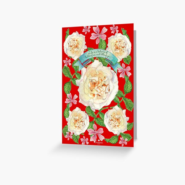 Yorkminster Rose Greeting Card