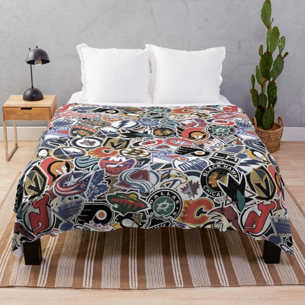 NHL teams 2 Throw Blanket