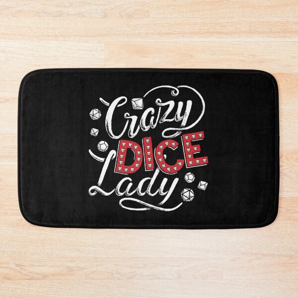 Item preview, Crazy Dice Lady designed and sold by GeekyMumDesigns.