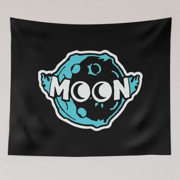 Item preview, Moonov - Moon Blue Fire designed and sold by o0Nomad0o.