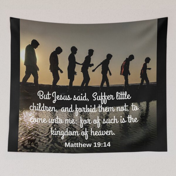 Item preview, Matthew 19:14 KJV designed and sold by Caregiverology.
