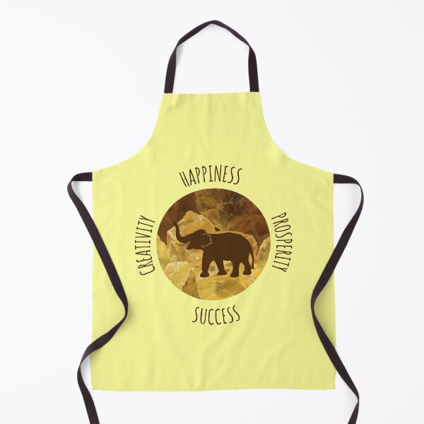 Item preview, Citrine Colors Elephant Luck Happiness Prosperity Creativity Success designed and sold by Artventurous.