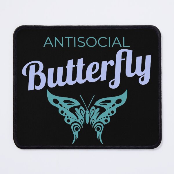 Item preview, Introverts Funny Antisocial Butterfly  designed and sold by Zurickdesigns.
