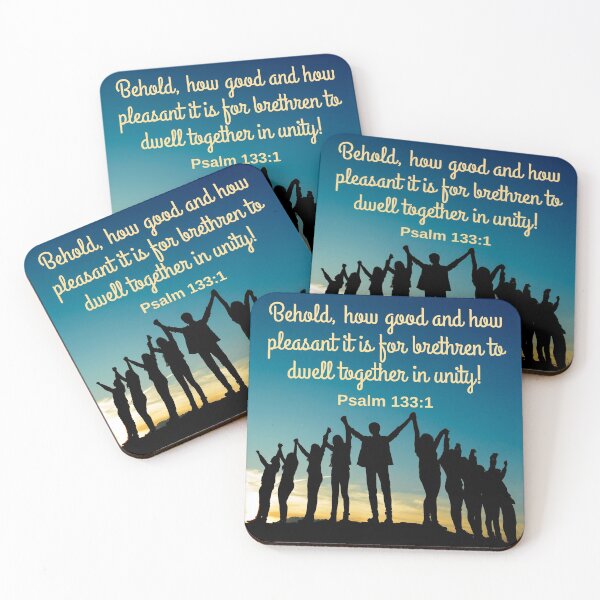 Item preview, Psalm 133:1 KJV designed and sold by Caregiverology.