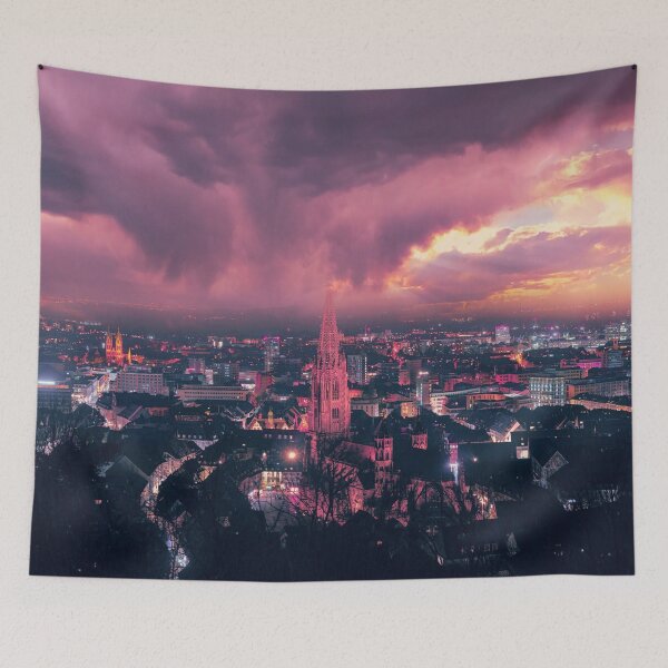 Item preview, Freiburg at night designed and sold by Mauswohn.