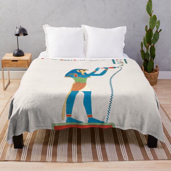 Item preview, Ancient Egyptian God Thoth and Hermes Trismegistus illustration designed and sold by ClassicalGreece.