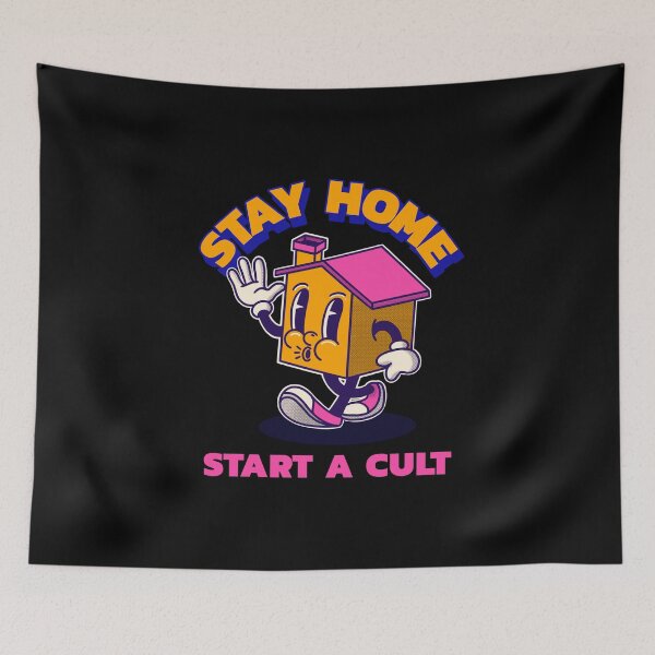 Item preview, Stay Home. Start A Cult - Funny Cult Design designed and sold by Shirtlify.