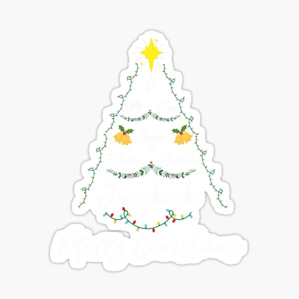 Artikel-Vorschau von Frohe Weihnachten ARMY Crew Jimin Jungkook RM Suga Jin V JHope, designt und verkauft von NattyTees.