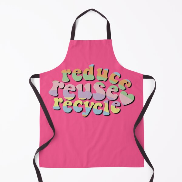 Aperçu de l'œuvre Réduire Réutiliser Recycler Plaidoyer Environnemental Rayures Pastel Retro créée et vendue par cashewdays.
