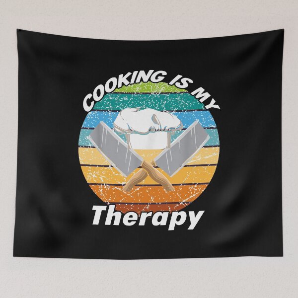 Item preview, Beautiful Cooking is my therapy . gift idea mom gift Vintage Gift for family cooker designed and sold by justbejoker.