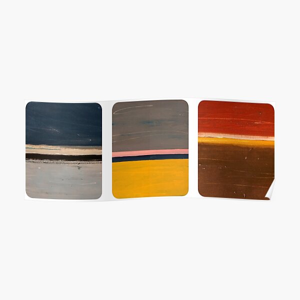 "Abstract Art Painting red, yellow, blue, grey abstract Painting