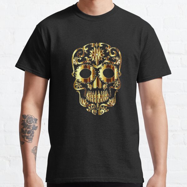 Dallas Cowboys Men's Sugar Skull T-Shirt - Black 21 Blk / L