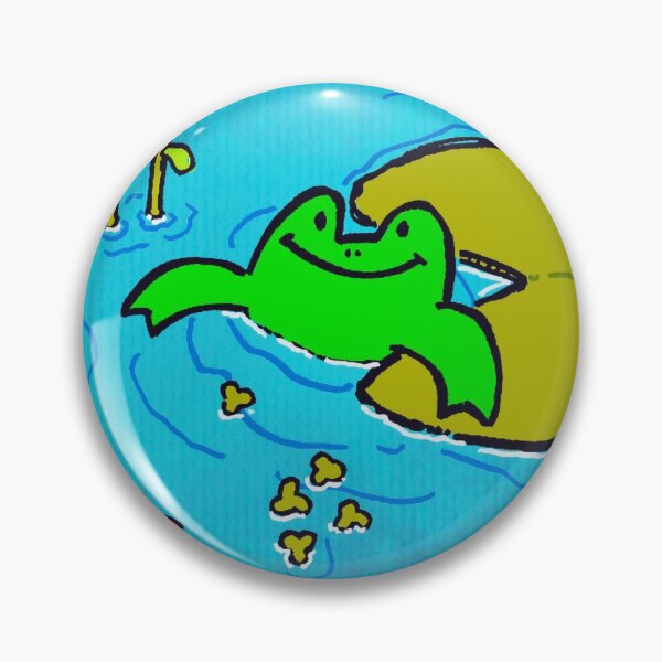 Item preview, Froggy taking a bath designed and sold by HeyMilkMann.