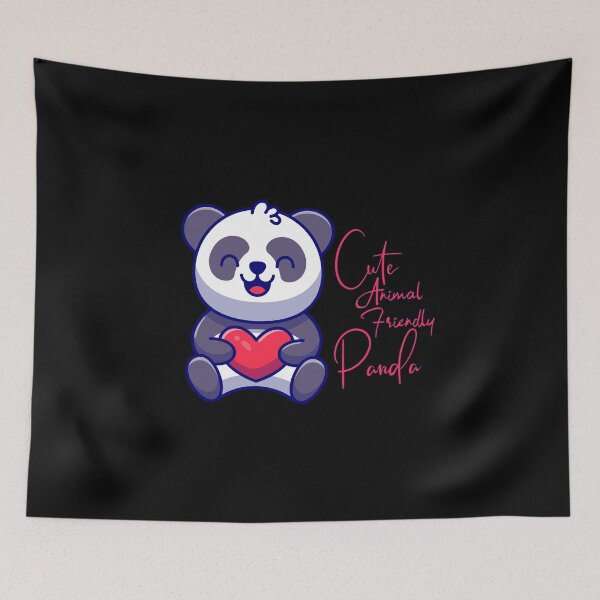 Item preview, Cute Animal Friendly Panda - Funny Little Panda Cartoon designed and sold by SdForce.